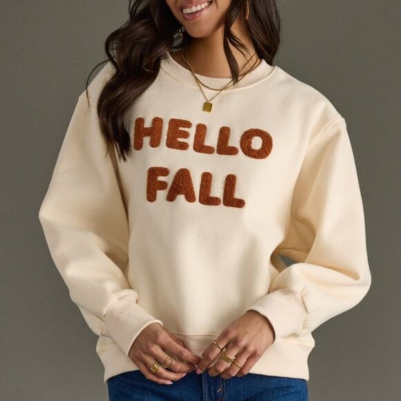 Women's Hello Fall Sweatshirt Panache Size Small - Picture 2 of 4